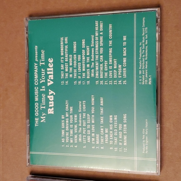 2/$8 Two Rudy Vallee CDs 1920's & 30's pop - Picture 3 of 7